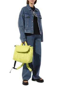 Женский рюкзак peggy small VIC MATIE салатового цвета, арт. 1C0224T_999BE70200 | Фото 7 (Материал: Натуральная кожа; Размер: mini; Стили: Спорт)