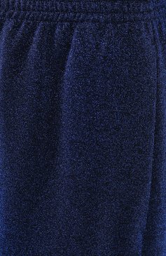 Женские брюки MM6 синего цвета, арт. S52KA0199/S23478 | Фото 5 (Длина (брюки, джинсы): Стандартные; Женское Кросс-КТ: Брюки-одежда; Материал внешний: Хлопок; Статус проверки: Проверено, Проверена категория)