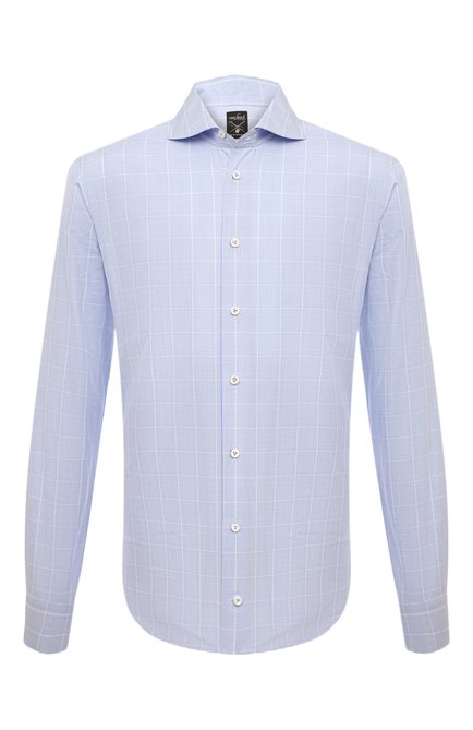 Мужская хлопковая сорочка VAN LAACK голубого цвета по цене 25650 руб., арт. T-RALI0-SF/151345 | Фото 1
