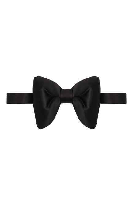 Мужской шелковый галстук-бабочка TOM FORD черного цвета по цене 23850 руб., арт. TFG95/4T7 | Фото 1