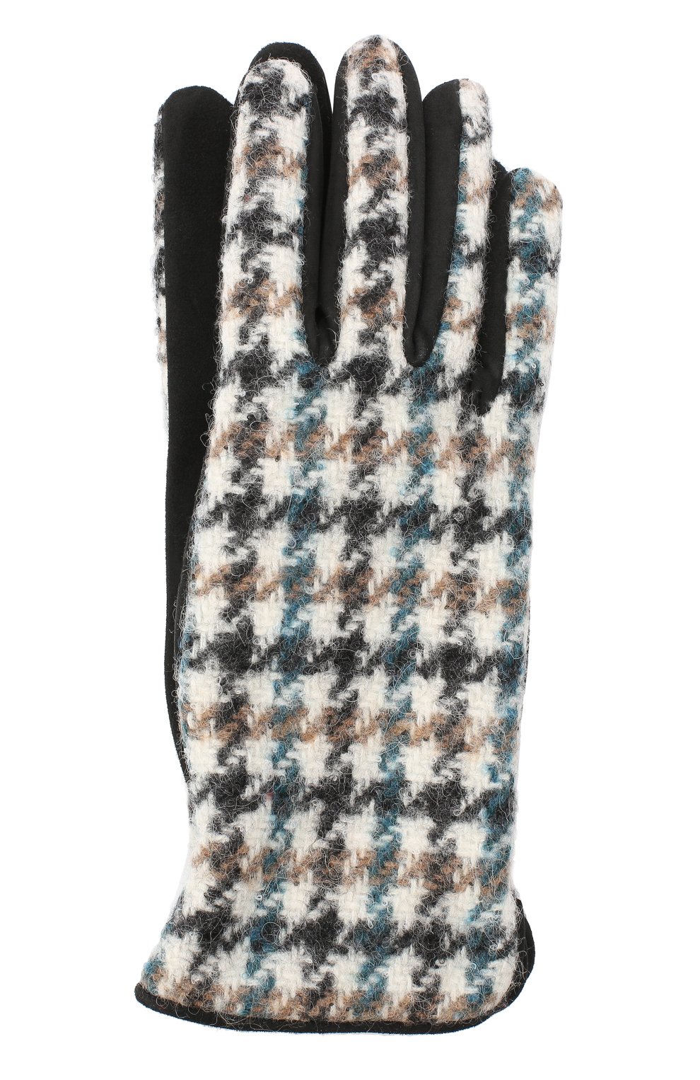 Женские перчатки  LORO PIANA серого цвета, арт. FAL3225 | Фото 1 (Материал: Текстиль, Натуральная кожа; Региональные ограничения белый список (Axapta Mercury): RU)