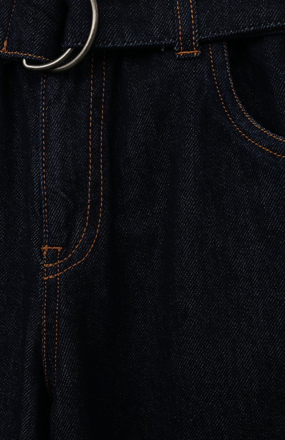 Детские джинсы PHILOSOPHY DI LORENZO SERAFINI KIDS темно-синего цвета, арт. PJPA121/DF007-BHUNI/3A-8A | Фото 3 (Материал внешний: Хлопок)
