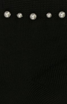 Детские хлопковые носки LA PERLA черного цвета, арт. 42045/3-6 | Фото 2 (Материал: Текстиль, Хлопок; Кросс-КТ: Носки)