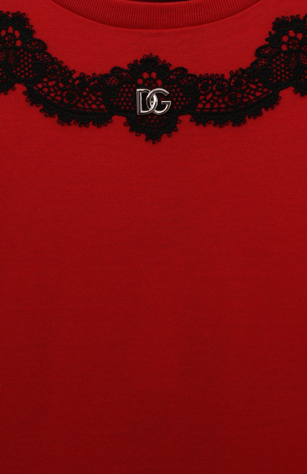 Хлопковая футболка Dolce & Gabbana L5JTKY/G7I4N/8-14 Фото 3