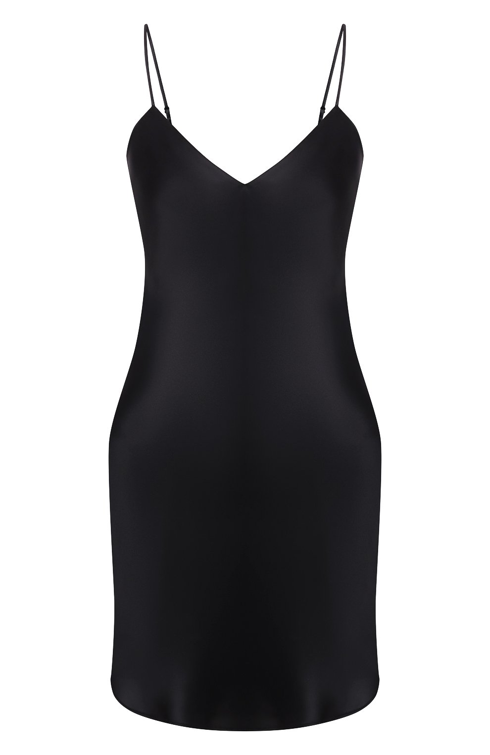 Женская шелковая сорочка SIMONE PERELE черного цвета, арт. 15B940 | Фото 1 (Материал внешний: Шелк; Региональные ограничения белый список (Axapta Mercury): RU)