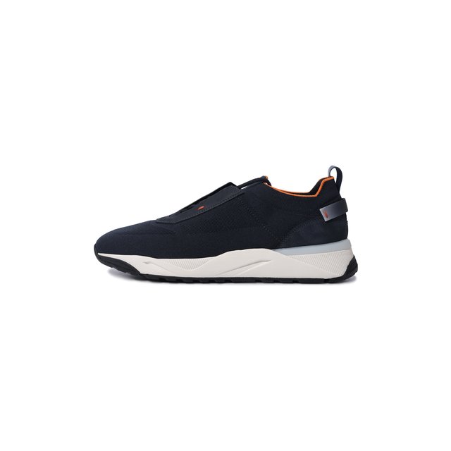 Текстильные кроссовки Santoni  MBI021601BINNSB3U61 Фото 4