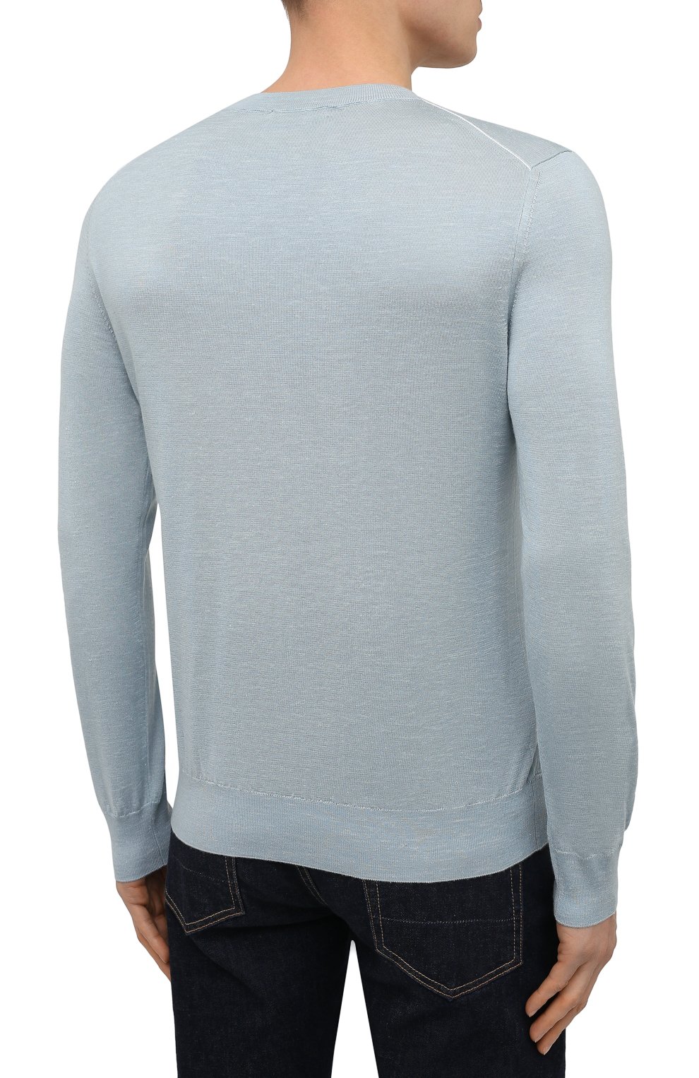 Джемпер из шелка и кашемира Ermenegildo Zegna  UWF91/110 Фото 4