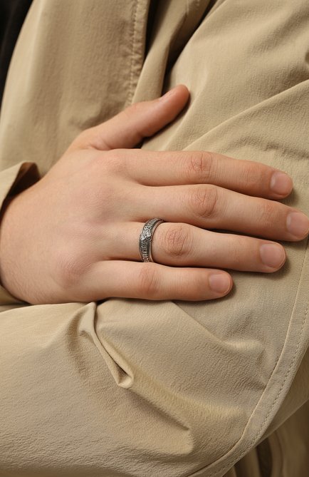 Мужское кольцо благодать безумия GL JEWELRY серебряного цвета, арт. PB560 | Фото 2 (Материал: Серебро)