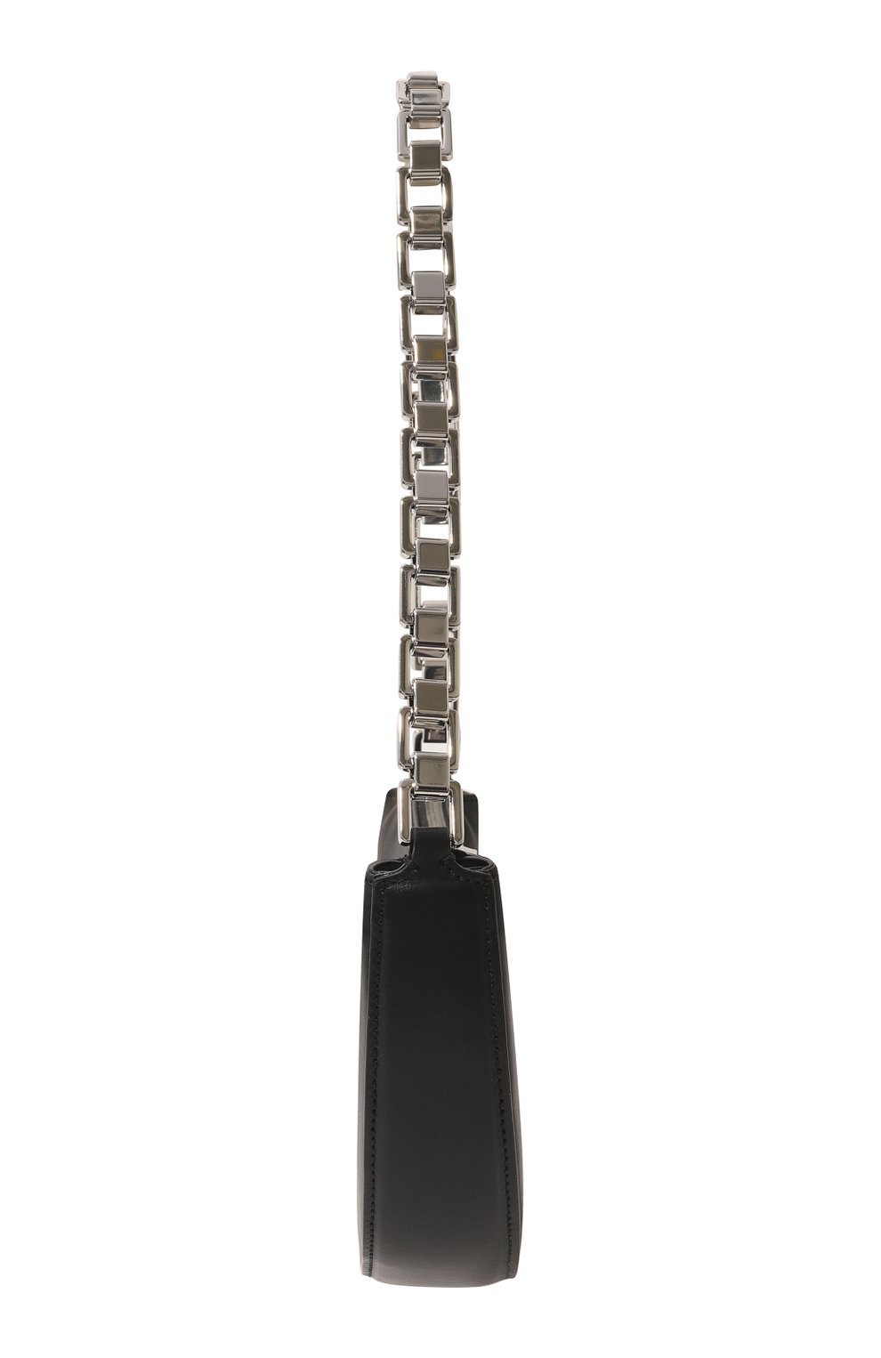 Женская сумка arc IRO черного цвета, арт. WF44ARCCLUTCH | Фото 4 (Сумки-технические: Сумки top-handle; Размер: medium; Материал: Натуральная кожа)