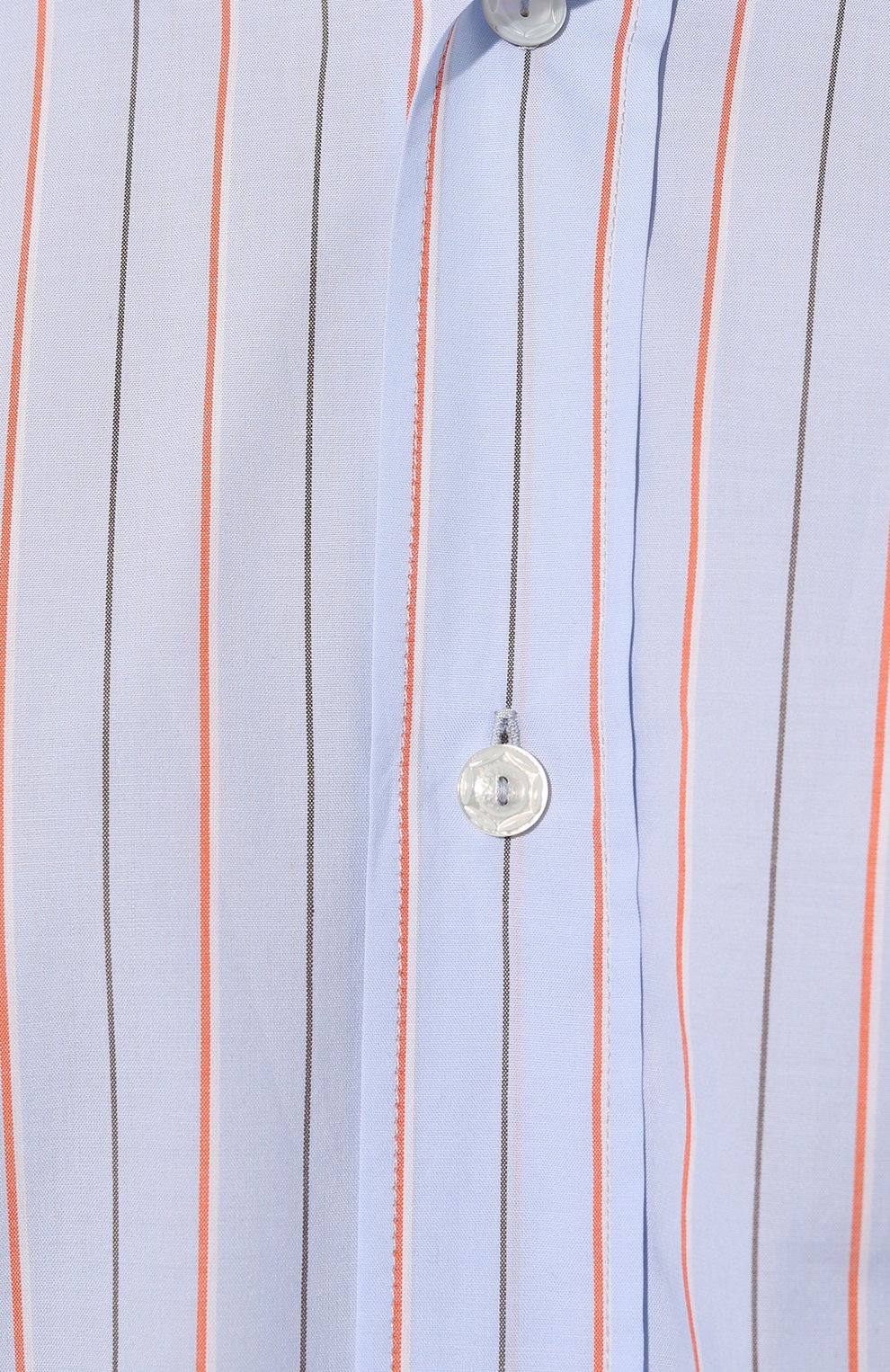 Женская хлопковая рубашка MARNI голубого цвета, арт. CAMA0312S0/UTC225 | Фото 5 (Рукава: Длинные; Женское Кросс-КТ: Рубашка-одежда; Принт: С принтом; Длина (для топов): Удлиненные; Материал сплава: Проставлено; Нос: Не проставлено; Материал внешний: Хлопок; Драгоценные камни: Проставлено; Стили: Романтичный)