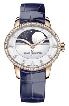 Женские часы celestial GIRARD-PERREGAUX бесцветного цвета, арт. 80496D52A751-CK4A | Фото 1 (Механизм: Автомат; Материал корпуса: Розовое золото; Цвет циферблата: Перламутровый; Региональные ограничения белый список (Axapta Mercury): Не проставлено, RU; Нос: Не проставлено)