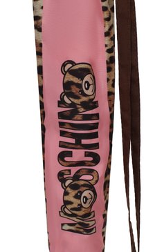 Женский зонт-трость MOSCHINO леопардового цвета, арт. 8138-63AUT0 | Фото 6 (Материал: Текстиль, Синтетический материал, Металл)
