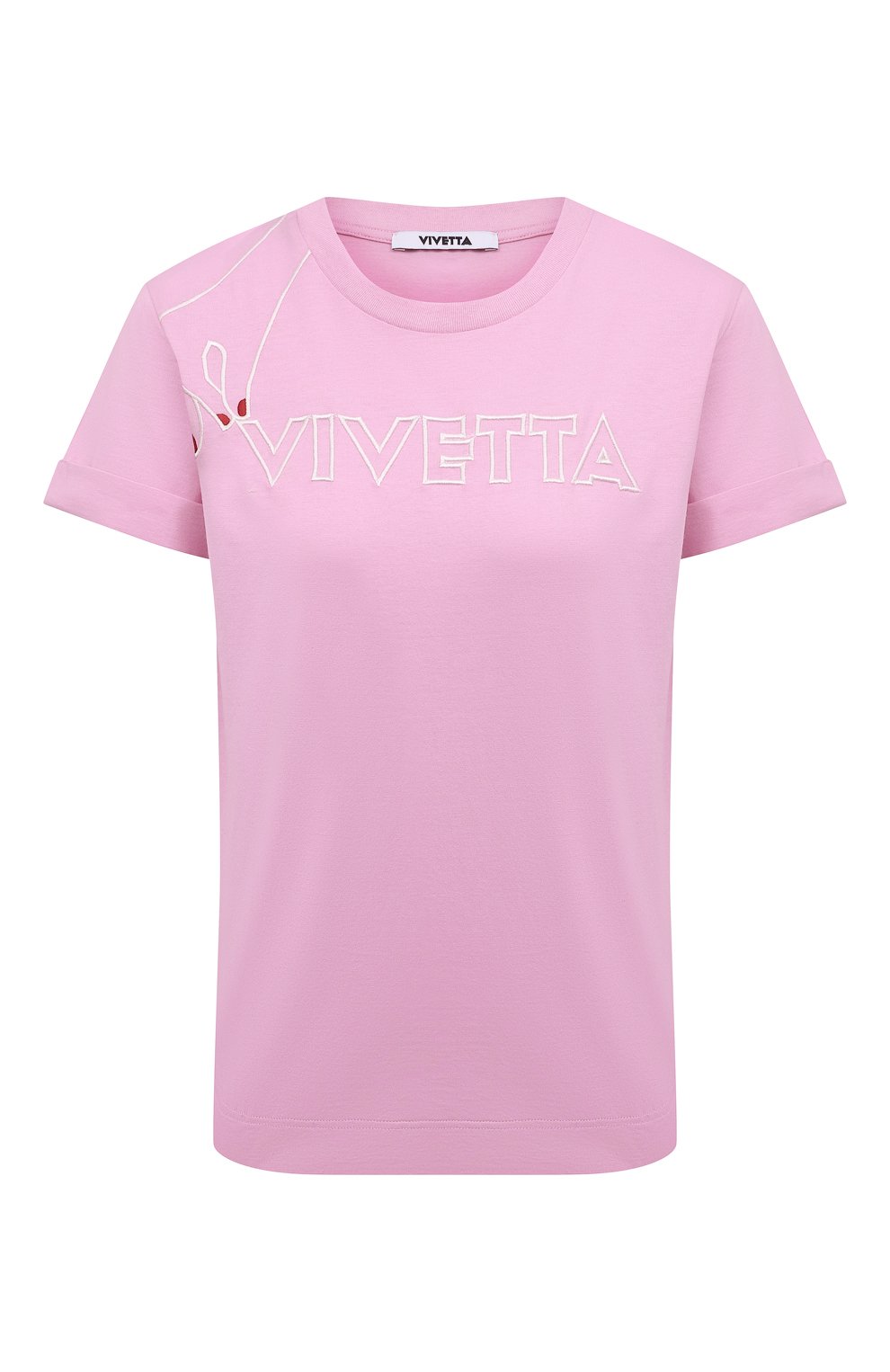 Хлопковая футболка Vivetta
