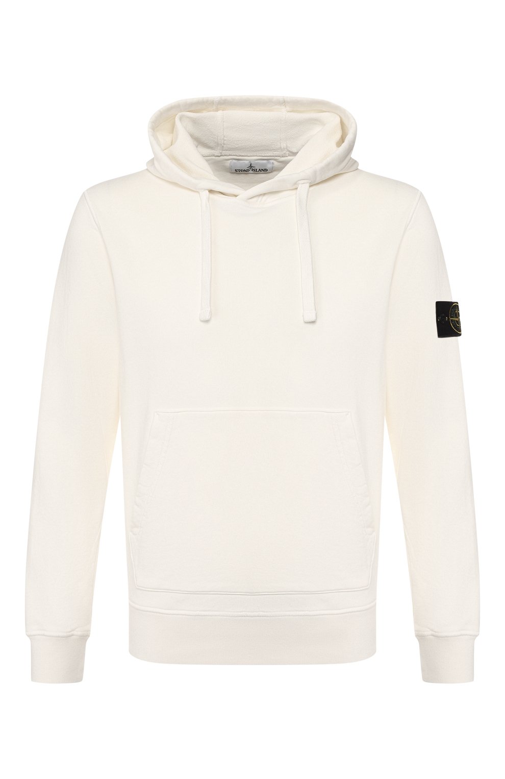 Мужской кремовый хлопковое худи STONE ISLAND купить в интернет-магазине ...