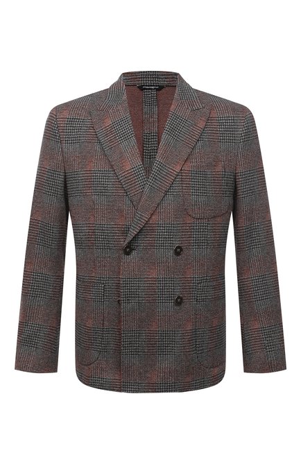 Мужской пиджак из хлопка и вискозы DOLCE & GABBANA разноцветного цвета по цене 239500 руб., арт. G2PU0T/FQ7BK | Фото 1