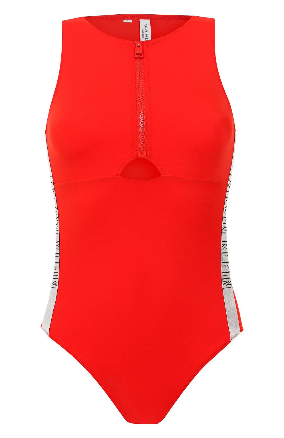 Женский красный слитный купальник CALVIN KLEIN купить в интернет ...