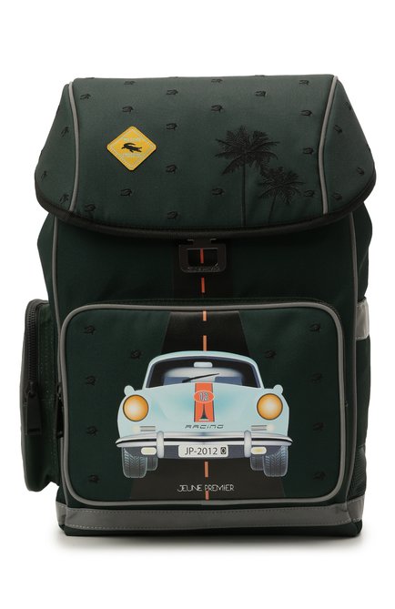 Детская рюкзак maxi monte carlo JEUNE PREMIER темно-зеленого цвета, арт. Erx21170 | Фото 1 (Материал: Текстиль)