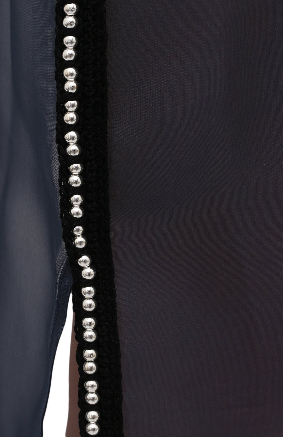 Женская шелковая юбка JIL SANDER темно-синего цвета, арт. JSWS356480-WS282500 | Фото 5 (Материал внешний: Шелк; Стили: Гламурный; Региональные ограничения белый список (Axapta Mercury): RU; Женское Кросс-КТ: Юбка-одежда; Длина Ж (юбки, платья, шорты): Миди)