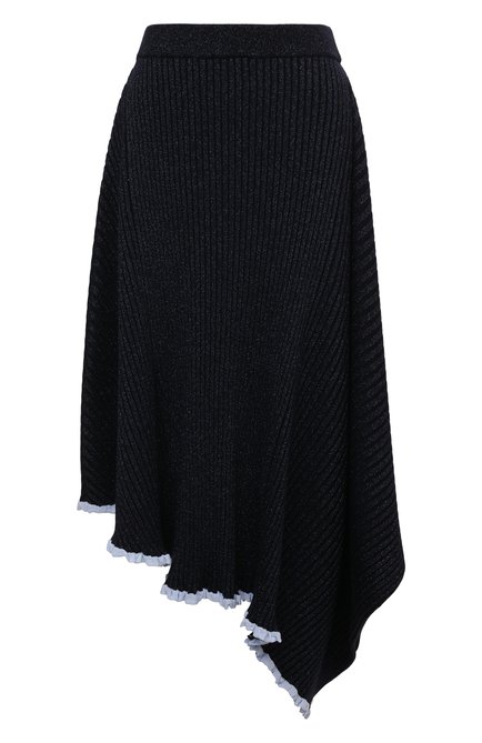 Женская юбка из вискозы JW ANDERSON темно-синего цвета по цене 95650 руб., арт. KS0003 YN0070 | Фото 1