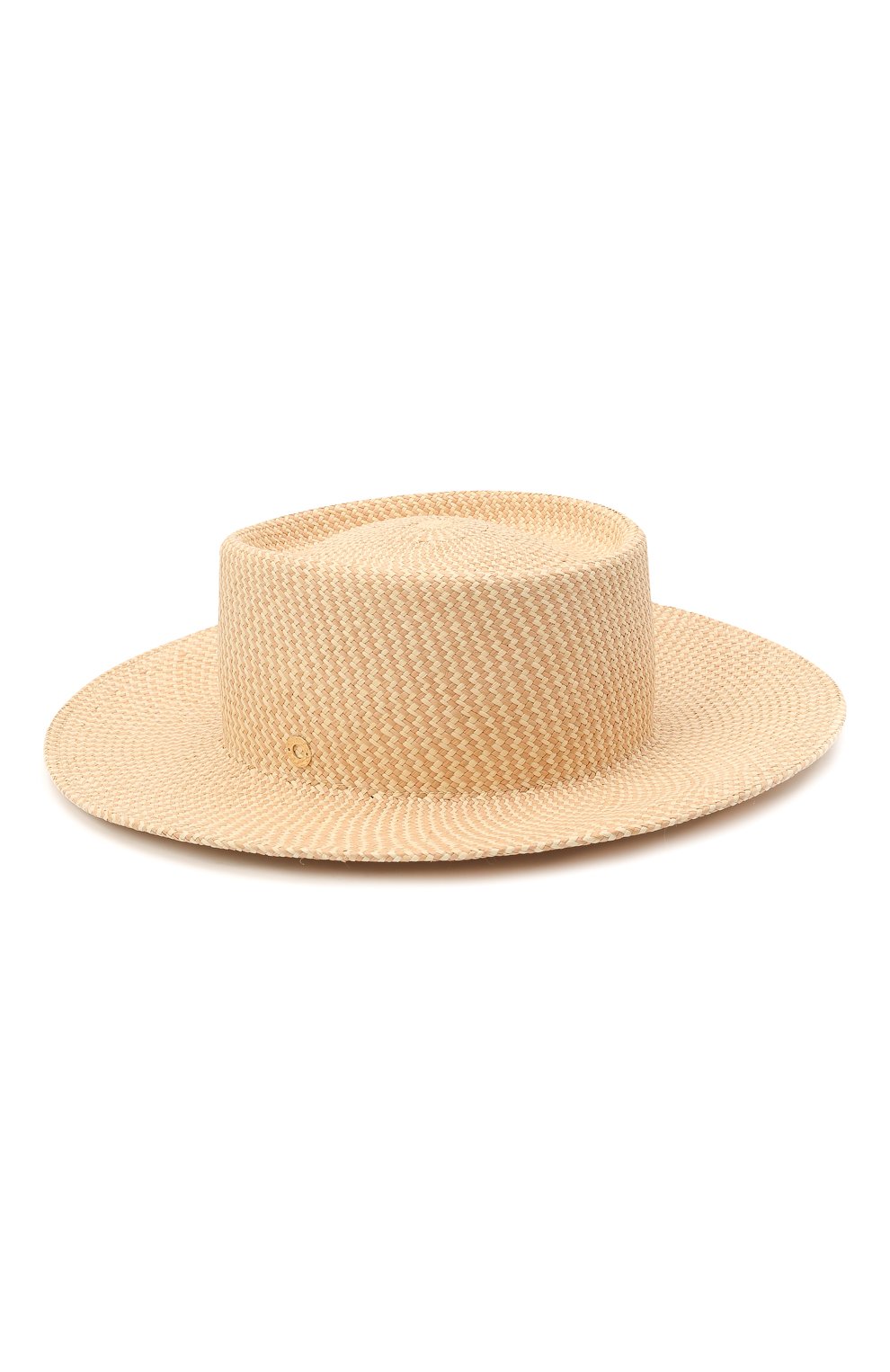 Женская соломенная шляпа LORO PIANA бежевого цвета, арт. FAL6599 | Фото 2 (Региональные ограничения белый список (Axapta Mercury): RU; Материал: Растительное волокно)