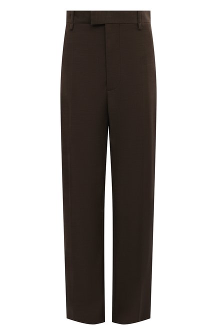 Женские шерстяные брюки BOTTEGA VENETA темно-коричневого цвета по цене 89950 руб., арт. 599728/VKIU0 | Фото 1