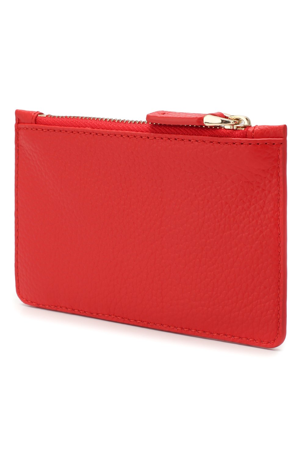 Женский кожаный футляр для кредитных карт COCCINELLE красного цвета, арт. E2 FL0 12 98 01 | Фото 2 (Материал: Натуральная кожа)
