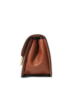 Женская сумка marvin twist small COCCINELLE коричневого цвета, арт. E1 M3F 15 01 01 | Фото 4 (Сумки-технические: Сумки через плечо; Материал: Натуральная кожа; Материал сплава: Проставлено; Ремень/цепочка: На ремешке; Драгоценные камни: Проставлено; Размер: small)
