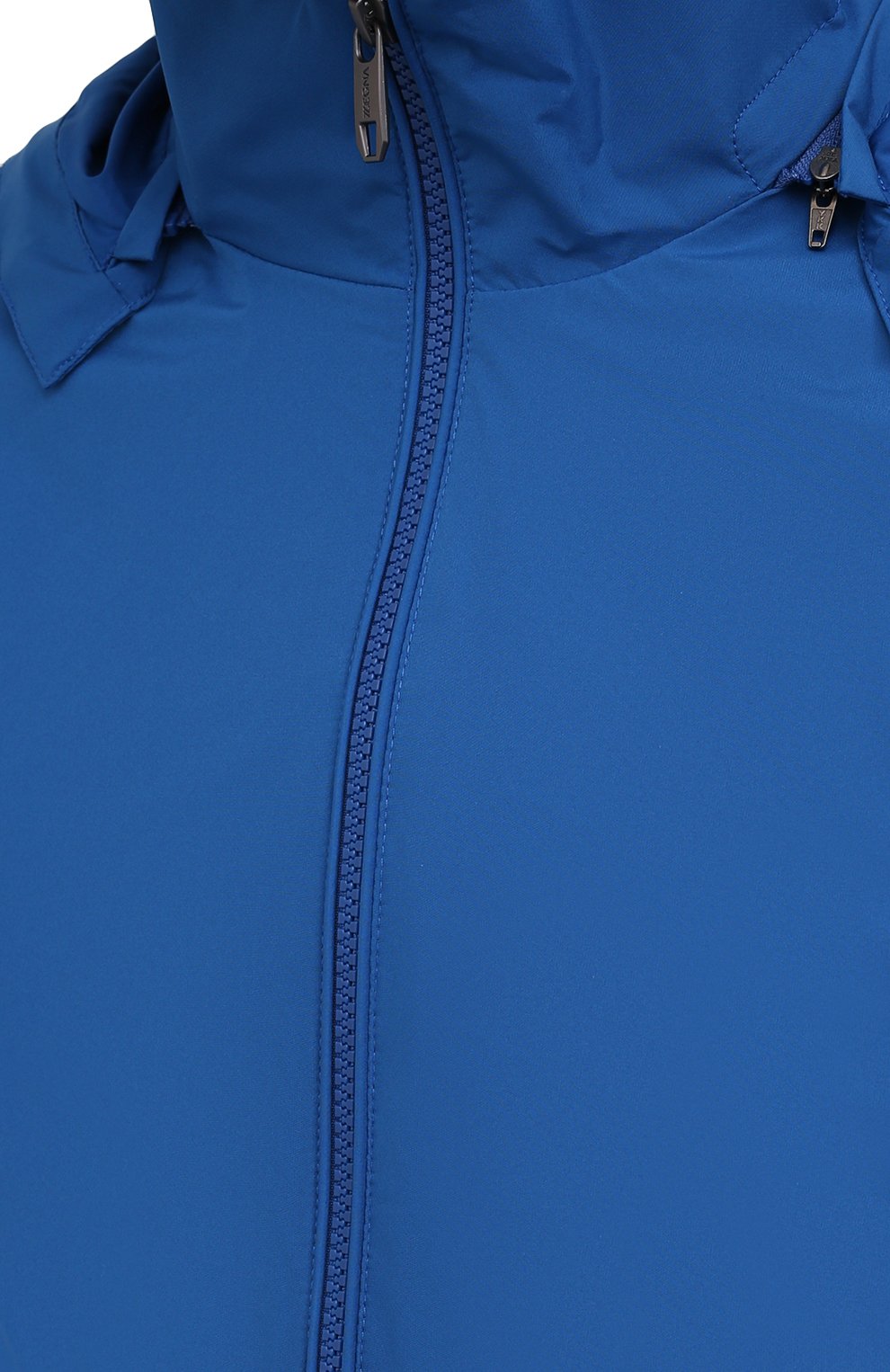 Мужская куртка ERMENEGILDO ZEGNA синего цвета, арт. VZ019/ZZ036 | Фото 5 (Кросс-КТ: Куртка, Ветровка; Рукава: Длинные; Материал внешний: Синтетический материал; Материал сплава: Проставлено; Материал подклада: Синтетический материал; Драгоценные камни: Проставлено; Длина (верхняя одежда): Короткие; Стили: Кэжуэл)