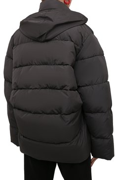 Женская утепленная куртка BALENCIAGA серого цвета, арт. 675212/TYD36 | Фото 6 (Кросс-КТ: Куртка, Утепленный, Пуховик; Рукава: Длинные; Длина (верхняя одежда): До середины бедра; Материал внешний: Синтетический материал, Вискоза; Материал сплава: Проставлено; Стили: Спорт-шик; Материал подклада: Синтетический материал; Драгоценные камни: Проставлено)