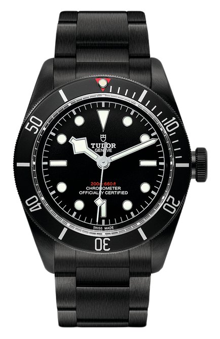 Мужские часы black bay dark TUDOR бесцветного цвета, арт. 79230DK/95770DK/BLACK | Фото 1 (Материал корпуса: Сталь; Цвет циферблата: Чёрный; Механизм: Автомат)
