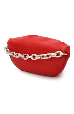 Женская поясная сумка chain pouch BOTTEGA VENETA красного цвета, арт. 651445/VCP41 | Фото 3 (Материал: Натуральная кожа; Региональные ограничения белый список (Axapta Mercury): RU; Материал сплава: Проставлено; Стили: Классический; Драгоценные камни: Проставлено; Размер: small)