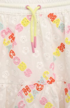 Детская хлопковая юбка MARC JACOBS (THE) разноцветного цвета, арт. W13126 | Фото 3 (Материал внешний: Хлопок; Ростовка одежда: 9 лет | 134 см, 12 лет | 152 см, 2 года | 92 см, 3 года | 98 см, 4 года | 104 см, 5 лет | 110 см, 7 лет | 122 см)
