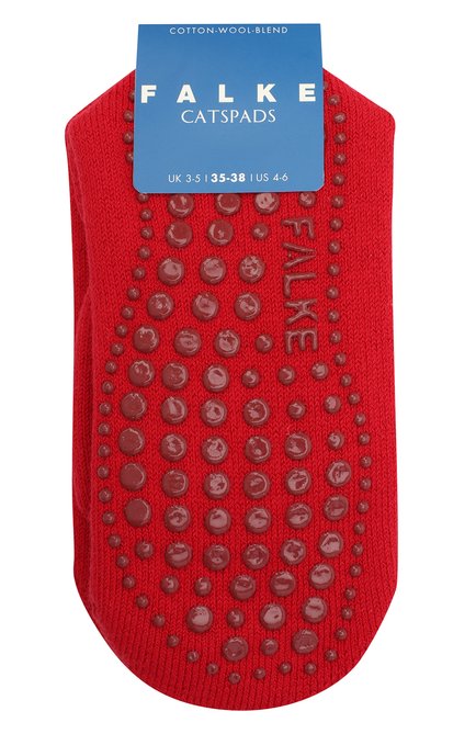 Детские носки из хлопка и шерсти FALKE красного цвета, арт. 10500. | Фото 1 (Материал: Хлопок, Текстиль; Кросс-КТ: Носки)