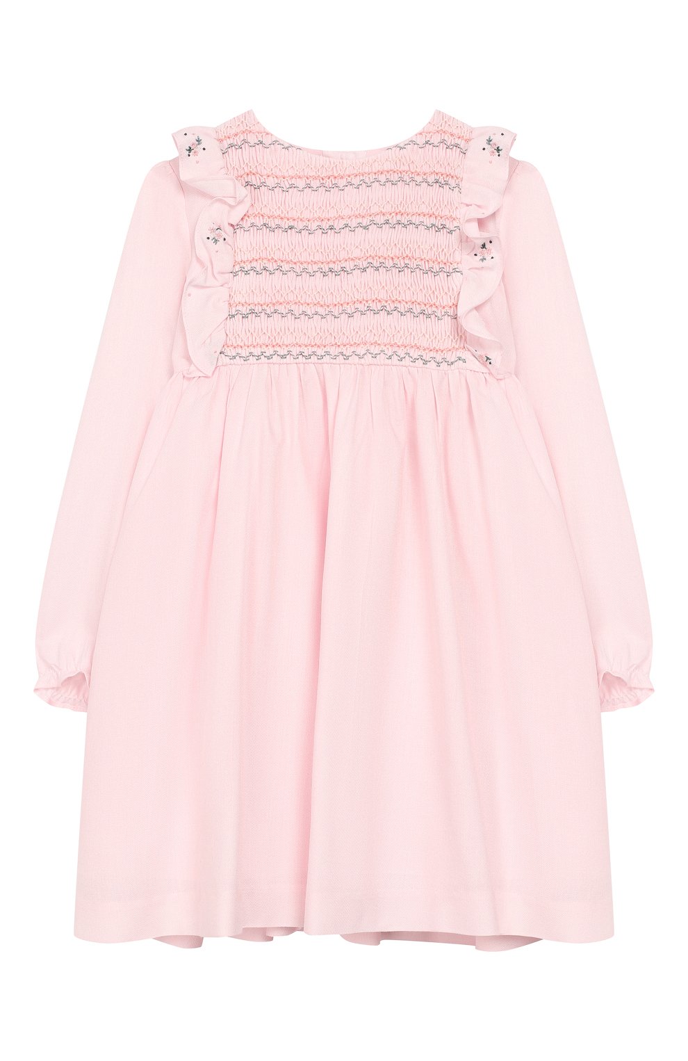 Женский платье TARTINE ET CHOCOLAT светло-розового цвета, арт. TP30121/4A-5A | Фото 1 (Материал внешний: Вискоза; Материал подклада: Хлопок; Статус проверки: Проверена категория)