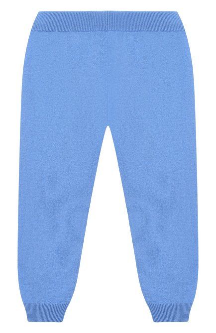 Детские кашемировые джоггеры GIORGETTI CASHMERE голубого цвета, арт. MB1683/2A-6A | Фото 1 (Материал внешний: Шерсть, Кашемир; Девочки Кросс-КТ: Брюки-одежда, Джоггеры-одежда; Региональные ограничения белый список (Axapta Mercury): RU; Ростовка одежда: 2 года | 92 см, 4 года | 104 см, 6 лет | 116 см)