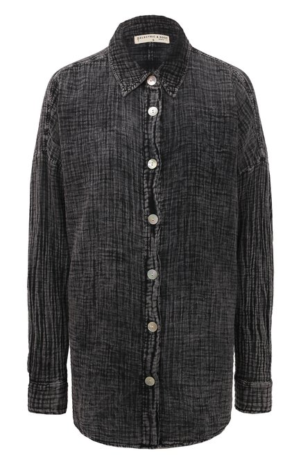 Женская хлопковая рубашка ELECTRIC&ROSE черного цвета по цене 45900 руб., арт. LFCV173ACI | Фото 1