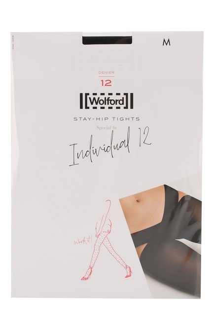 Женские капроновые колготки WOLFORD черного цвета, арт. 21646 | Фото 1 (Материал внешний: Синтетический материал; Статус проверки: Проверено, Проверена категория)