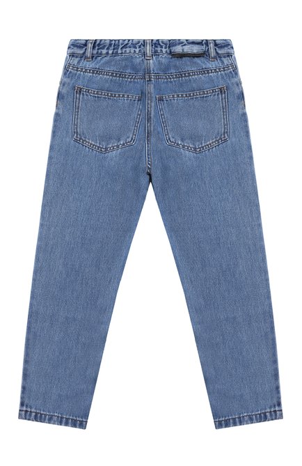 Детские джинсы STELLA MCCARTNEY синего цвета, арт. TT6Q40 | Фото 2 (Нос: Не проставлено; Материал сплава: Проставлено; Материал внешний: Хлопок)