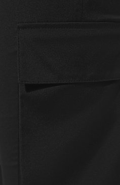 Женские брюки PHILOSOPHY DI LORENZO SERAFINI черного цвета, арт. A0313/5724 | Фото 5 (Длина (брюки, джинсы): Удлиненные; Силуэт Ж (брюки и джинсы): Широкие, Расклешенные; Женское Кросс-КТ: Брюки-одежда; Материал внешний: Синтетический материал; Материал сплава: Проставлено; Драгоценные камни: Проставлено; Стили: Кэжуэл)