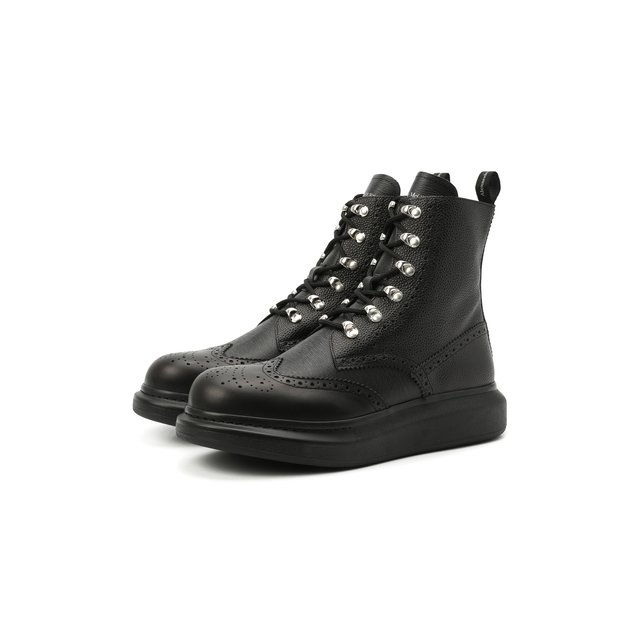 Кожаные ботинки Alexander McQueen 645906/WHWX1