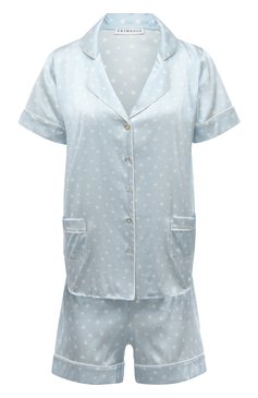 Женская шелковая пижама PRIMROSE разноцветного цвета, арт. 1W.615RSK.S012 | Фото 1 (Материал внешний: Шелк; Материал сплава: Проставлено; Нос: Не проставлено)