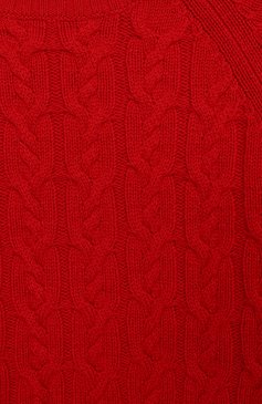 Детский кашемировый пуловер LORO PIANA красного цвета, арт. FAI7121 | Фото 3 (Девочки Кросс-КТ: Пуловер-одежда; Материал внешний: Шерсть, Кашемир; Рукава: Длинные; Принт: Без принта; Материал �сплава: Проставлено, Проверено; Статус проверки: Проверено; Драгоценные камни: Проставлено; Ростовка одежда: 10 - 11 лет | 140 - 146см, 12 лет | 152 см, 2 года | 92 см, 4 года | 104 см, 6 лет | 116 см, 8 лет | 128 см)