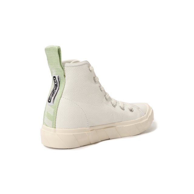 Кожаные кеды Vulcanized Off-White  OWIA195F22LEA0010101 Фото 5