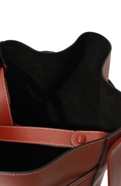 Женский сумка sigma NEOUS коричневого цвета, арт. 00025A24 | Фото 5 (Сумки-технические: Сумки-шопперы; Размер: medium; Материал: Натуральная кожа)