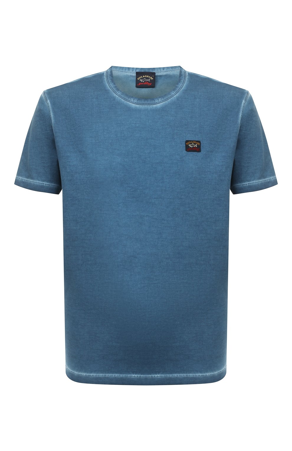 Хлопковая футболка Paul&Shark 23411008/3XL-6XL, цвет синий, размер 50
