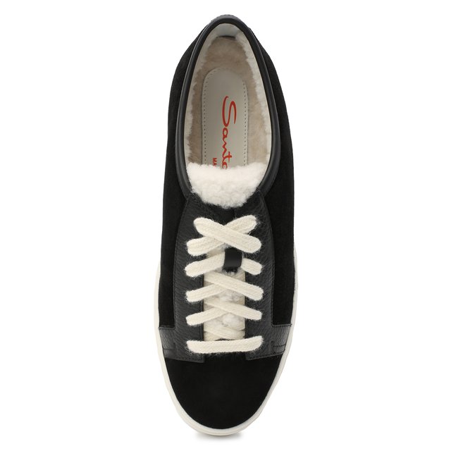 фото Кожаные кеды santoni