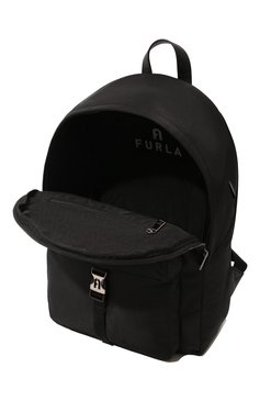 Женский рюкзак cosmo medium FURLA черного цвета, арт. MB00069/S50000 | Фото 5 (Размер: medium; Мат ериал сплава: Проставлено; Материал: Текстиль; Драгоценные камни: Проставлено; Стили: Кэжуэл)