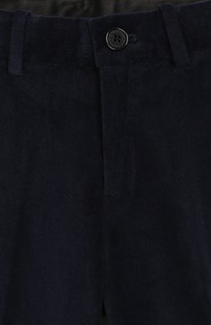 Детские брюки MARC JACOBS (THE) синего цвета, арт. W24199 | Фото 3 (Стили: Классический; Мальчики Кросс-КТ: Брюки-одежда; Статус проверки: Проверена категория)