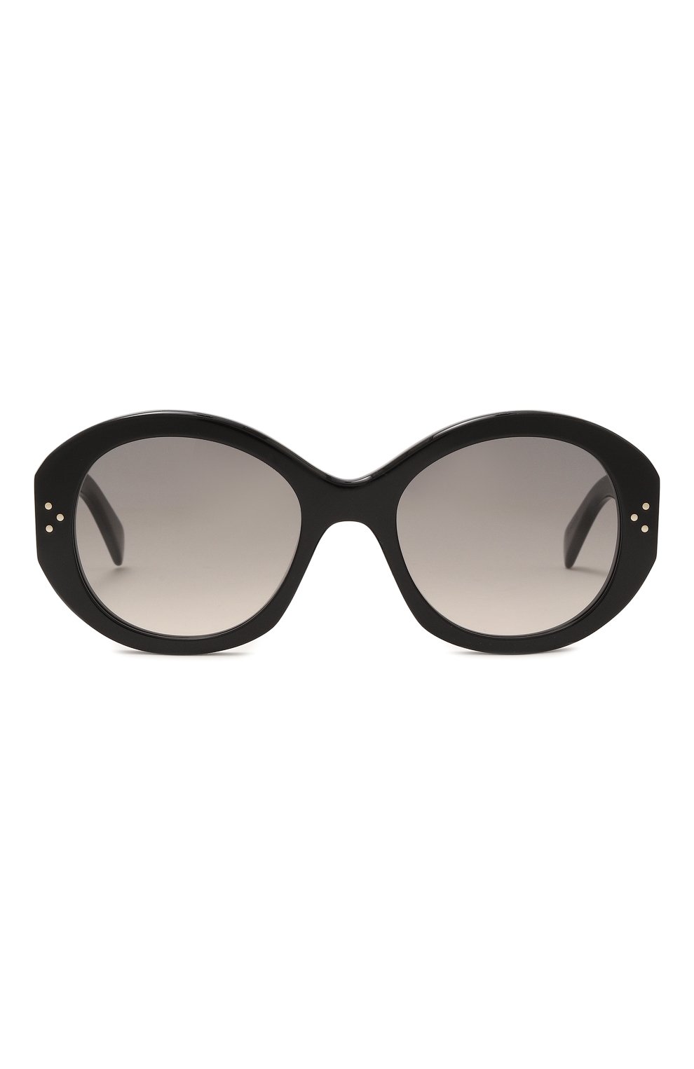 Женские солнцезащитные очки CELINE EYEWEAR черного цвета, арт. CL40240I 01F | Фото 3 (Региональные ограничения белый список (Axapta Mercury): Не проставлено; Нос: Не проставлено; Материал: Пластик; Тип очков: С/з; Оптика Гендер: оптика-женское; Очки форма: Круглые)
