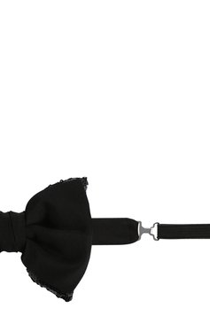 Мужской шелковый галстук-бабочка DSQUARED2 черного цвета, арт. PAM0005 001U0152 | Фото 3 (Материал: Текстиль, Шелк; Материал сплава: Проставлено, Проверено; Нос: Не проставлено; Статус проверки: Проверено, Проверена категория)